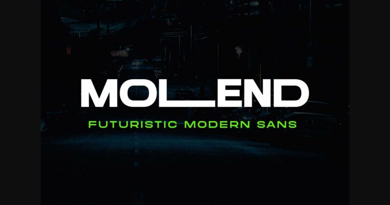 Molend Font Poster 3
