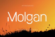 Molgan Font Poster 1