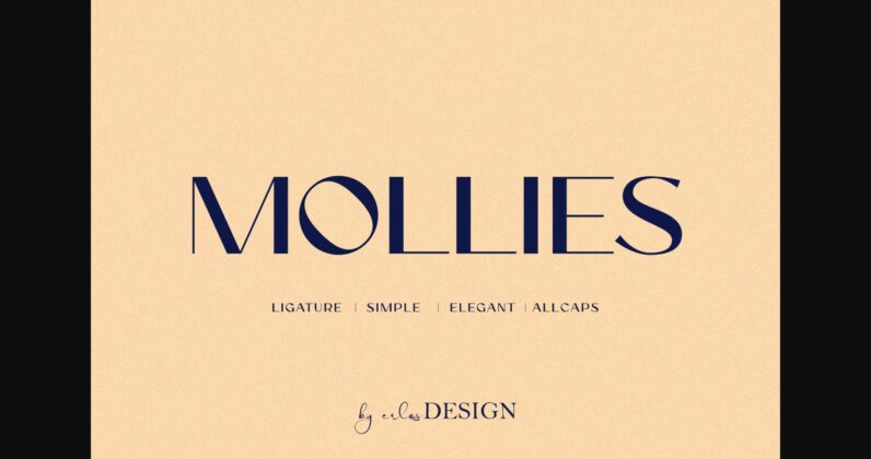 Mollies Font Poster 4