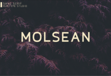 Molsean Font Poster 1