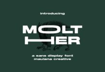 Molther Font Poster 1