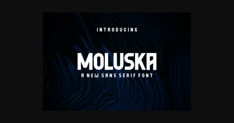 Moluska Font Poster 3
