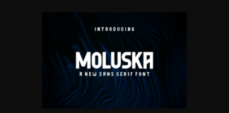 Moluska Font Poster 1