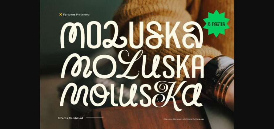 Moluska Font Poster 3