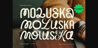 Moluska Font Poster 1