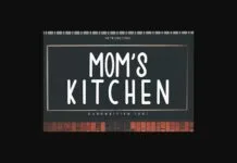 Moms Kitchen Font Moms Kitchen Font Poster 1