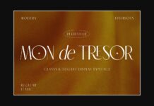 Mon De Tresor Font Poster 1