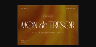 Mon De Tresor Font Poster 1