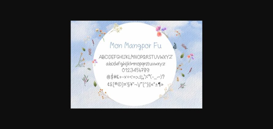 Mon Mangpor Fu Font Poster 4