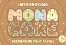 Mona Cake Font Poster 1