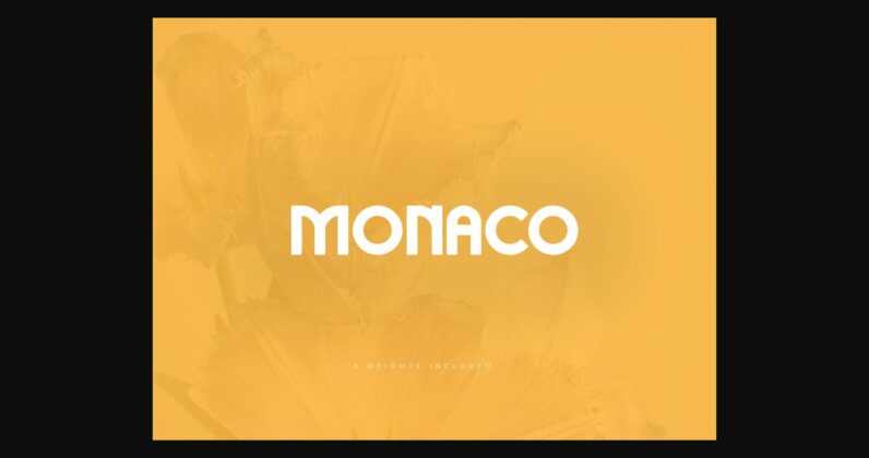 Monaco Font Poster 1