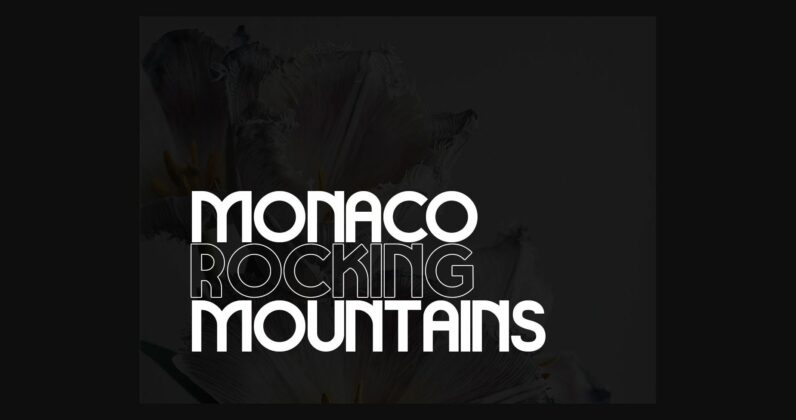 Monaco Font Poster 7