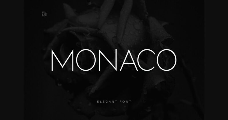 Monaco Font Poster 3