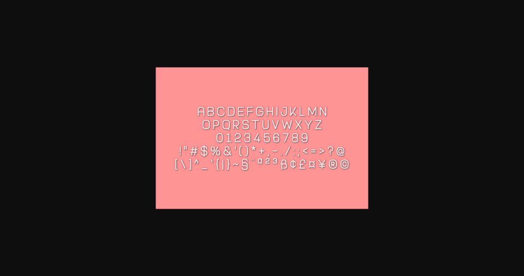 Monalise Font Poster 4