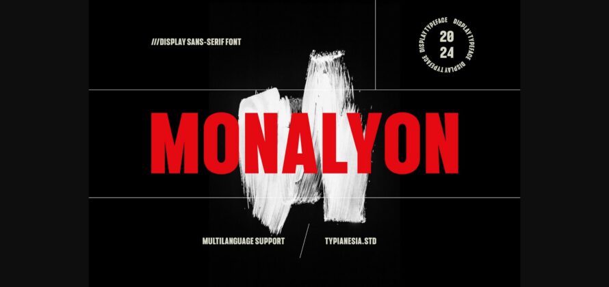 Monalyon Font Poster 3
