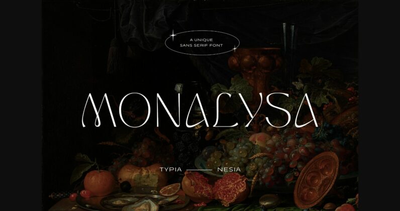 Monalysa Font Poster 3