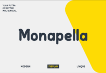 Monapella Font Poster 1