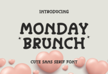 Monday Brunch Font