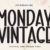 Monday Vintage Font