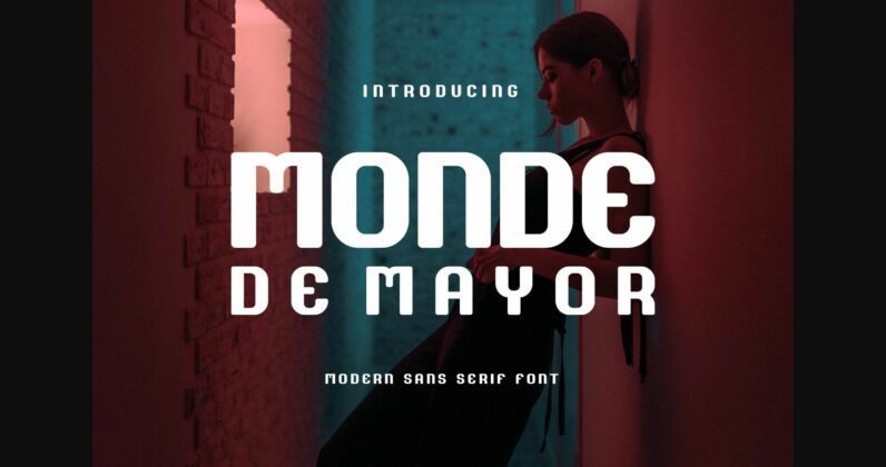 Monde De Mayor Font Poster 3