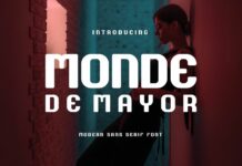 Monde De Mayor Font Poster 1