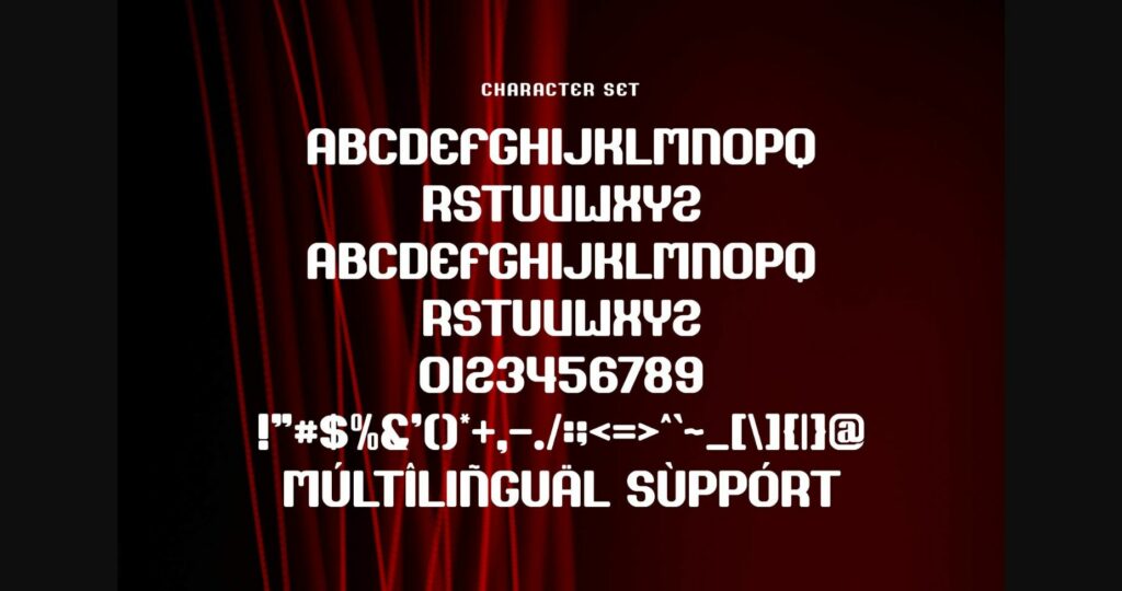 Monde De Mayor Font Poster 9