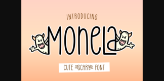 Monela Font Poster 1