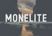 Monelite Font Poster 1