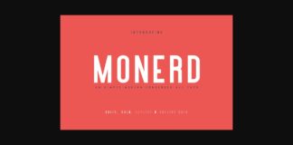 Monerd Font Poster 1