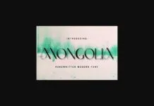 Mongolia Font Mongolia Font Poster 1