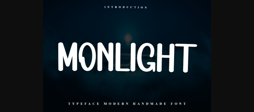Monlight Font Poster 3