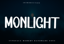 Monlight Font Poster 1