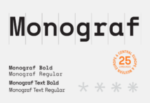 Monograf Font Poster 1