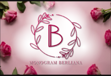 Monogram Berliana Font Poster 1