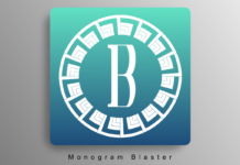 Monogram Blaster Font Poster 1