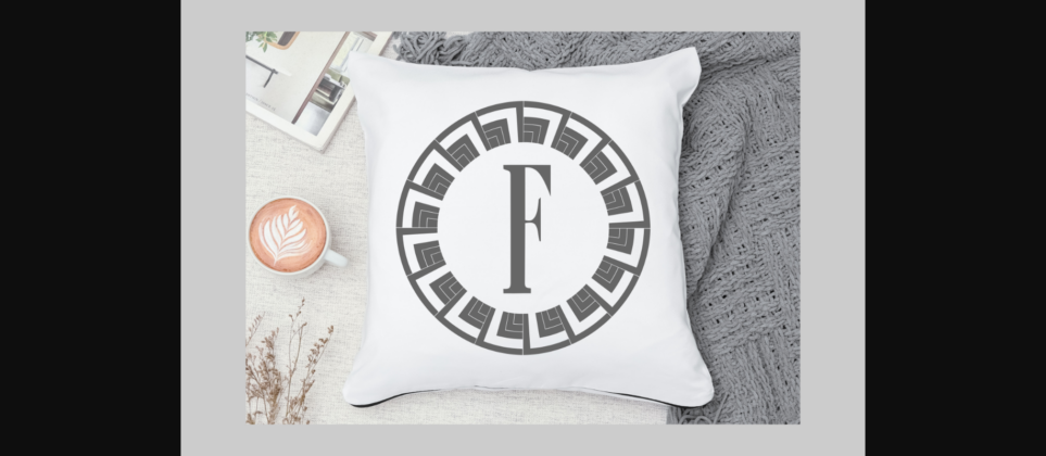 Monogram Blaster Font Poster 4
