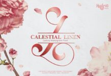 Monogram Calestial Linen Font Poster 1