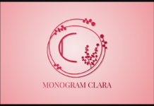 Monogram Clara Font Poster 1