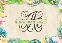 Monogram Craft Font Poster 1