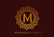 Monogram Craft Font Poster 1