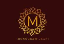 Monogram Craft Font Poster 1