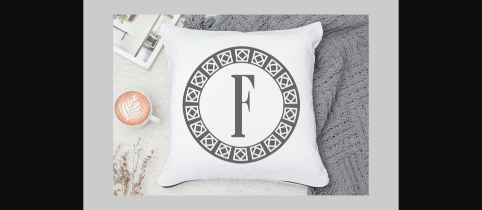Monogram Crasotca Font Poster 4