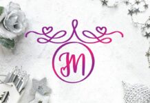 Monogram Decorative Font Poster 1