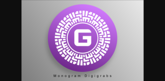 Monogram Digigrabs Font Poster 1