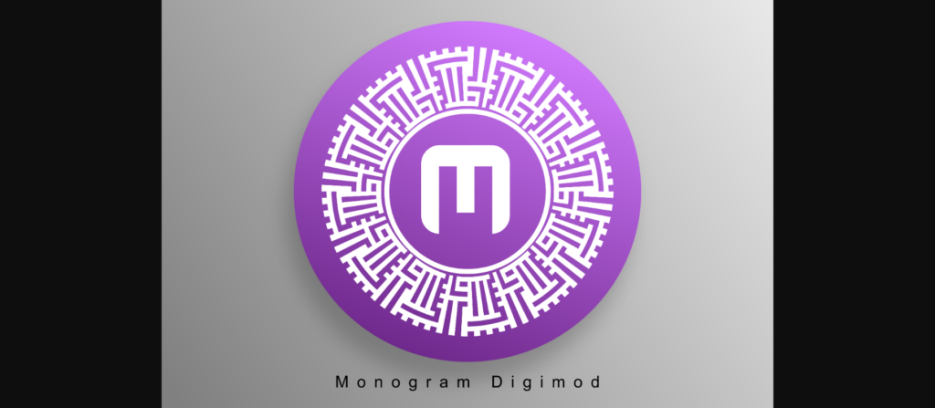 Monogram Digimod Font Poster 3