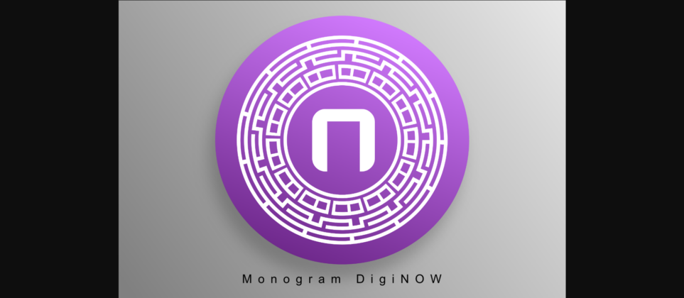 Monogram Diginow Font Poster 3