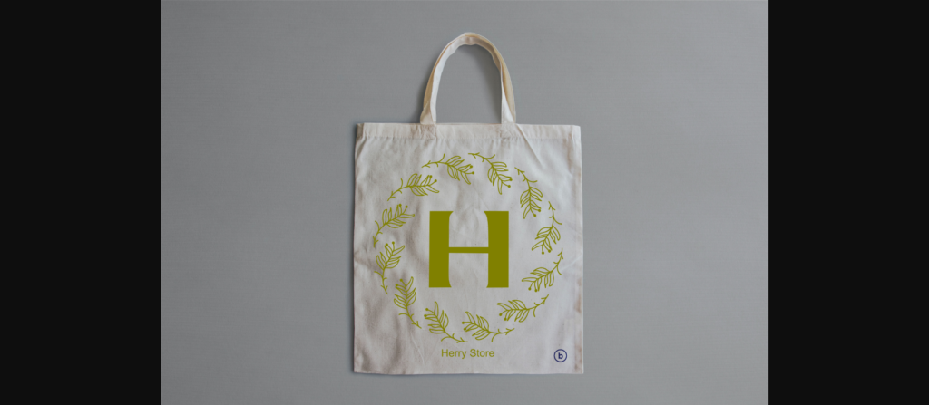 Monogram Floral Line Font Poster 9