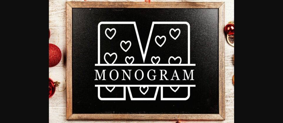 Monogram Font Poster 1