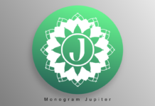 Monogram Jupiter Font Poster 1