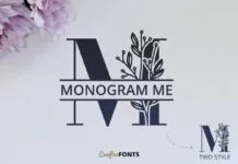 Monogram Me Font Monogram Me Font Poster 1